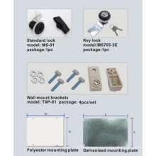 Accesorios para recinto de poliéster / punta / Tx